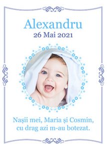 trusou botez baiat personalizare gratuita