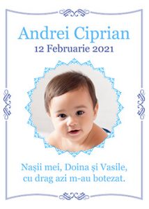 trusou botez baiat personalizare gratuita