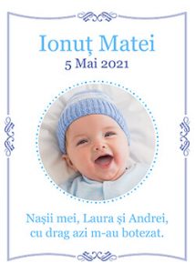 trusou botez baiat personalizare gratuita