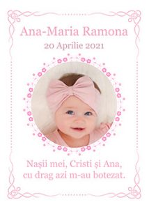 trusou botez fata personalizare gratuita