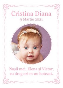 trusou botez fata personalizare gratuita