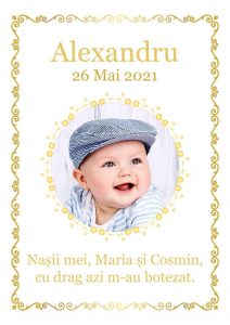 trusou botez baiat personalizare gratuita