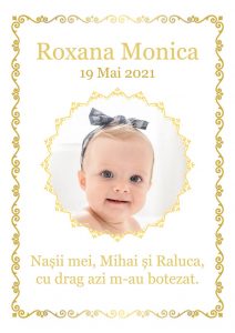 trusou botez fata personalizare gratuita