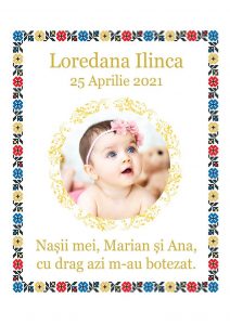 trusou botez fata personalizare gratuita