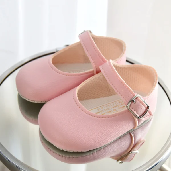 pantofi roz botez