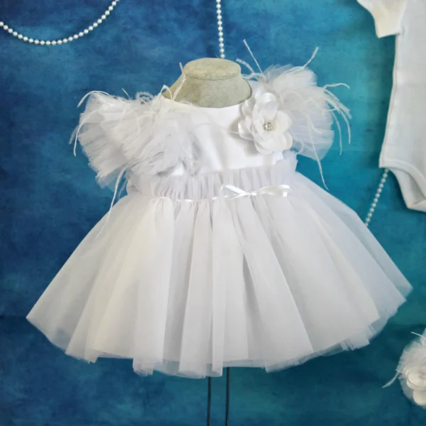 rochita botez cataleya alb fetita
