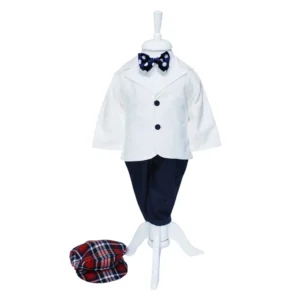 costum botez albert alb 5 piese