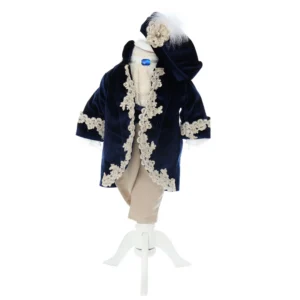 costum botez fabrizio bleumarin catifea 5 piese