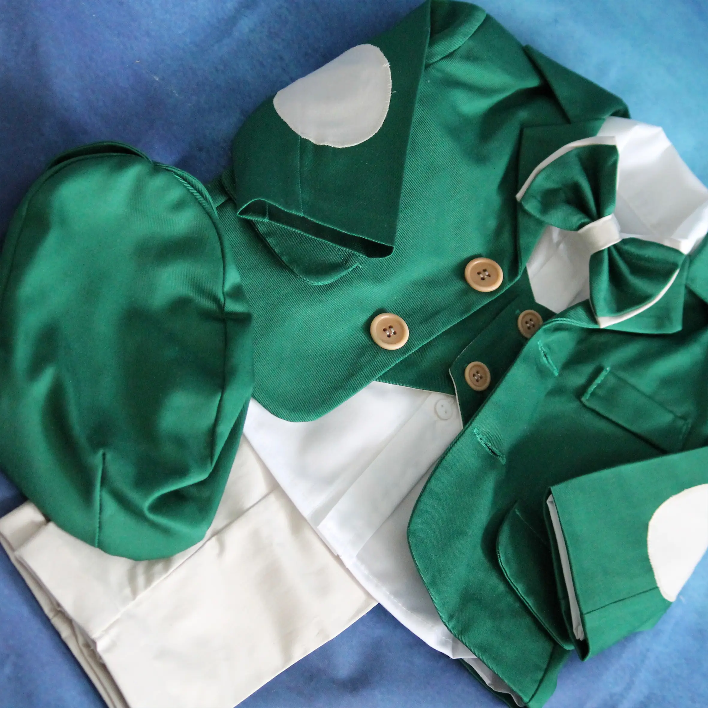 costum gabriel verde botez baiat